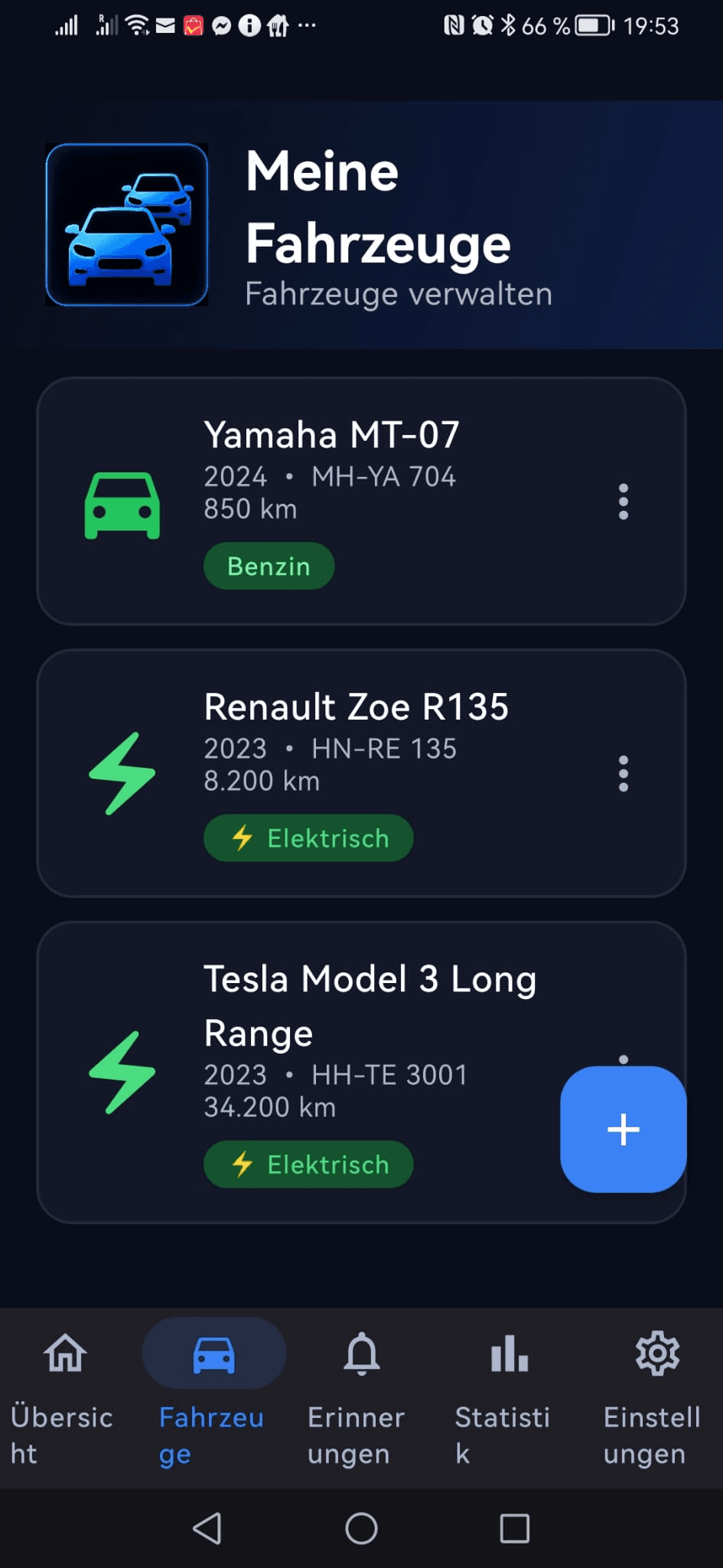 Manage Multiple Vehicles